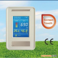 Best Sell Touch Screen Indoor Air Quality Monitor And Controller With Temperature Humidiry And Co2