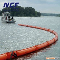 Inflatable Coated Pvc Tarpaulin Oil Spill Containment Boom