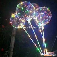 18 Inch 20inch Transparence Flashing Led Light Balloons Bobo Balloon For Wedding Favor Party Decorat