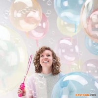 Etsy Happy Birthday 18 Inch 24 Inch 36 Inch Round Tpu Clear Bobo Globos Colored Bubble Balloons