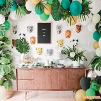 Balloon Arch Kit 100pcs Latex Balloons Decorating Strip Jungle Safari Theme Birthday Baby Shower Par