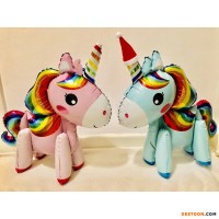 3d Rainbow Horse Balloon For Party Decoration Rainbow Unicorn Foil Balloon