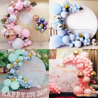 Wholesale Manufacturers Biodegradable Macaroon Balloon Arch Free Drop Latex Balloons