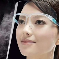Face Shield with Glassses